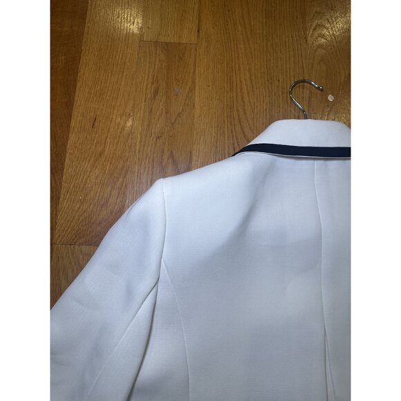 White and Black 3 Button Blazer - Picture 10 of 11